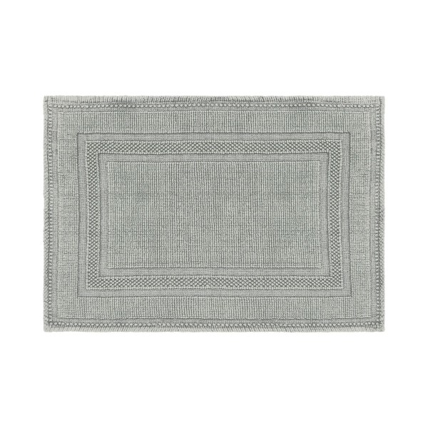 Cotton Stonewash Racetrack 17x24 Bath Rug