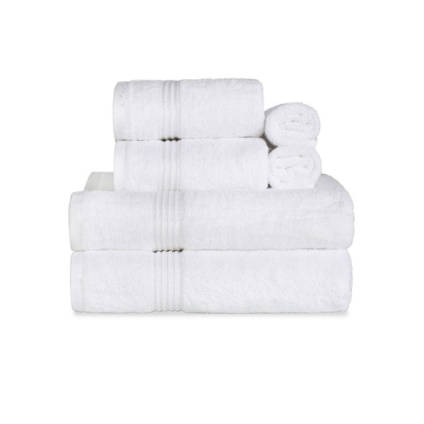 Solid  Cotton Quick Drying Absorbent Towel Set Collection