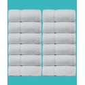 Luxury Hotel Spa Towel Cotton Wash Cloths, Set of 12