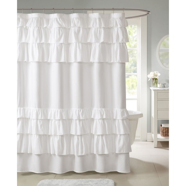 Ruffled Shower Curtain, 72