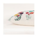 Floral Polyester Filled Decorative Pillow, 14