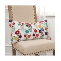 Floral Polyester Filled Decorative Pillow, 14