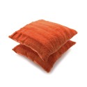 Plush Reversible Faux Fur 2-Pack Decorative Pillow, 26