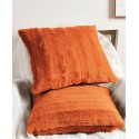 Plush Reversible Faux Fur 2-Pack Decorative Pillow, 26