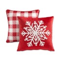 Lush Decor Snowflake and Plaid 2-Pk. Decorative Pillow, 18