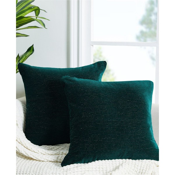 Velvet 2-Pack Decorative Pillow, 18