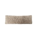 Textured Taupe Down Alternative Long Pillow