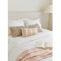 Textured Taupe Down Alternative Long Pillow