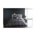 Reversible Textured Jacquard Charcoal Full/Queen Duvet Cover