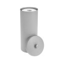 Plastic Toilet Paper 3-Roll Storage Organizer Canister with Cover