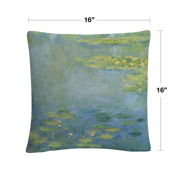 Waterlilies Decorative Pillow, 16